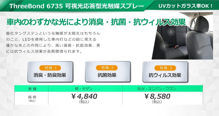 可視光応答型光触媒スプレー 岩手 公式 ネッツトヨタ盛岡